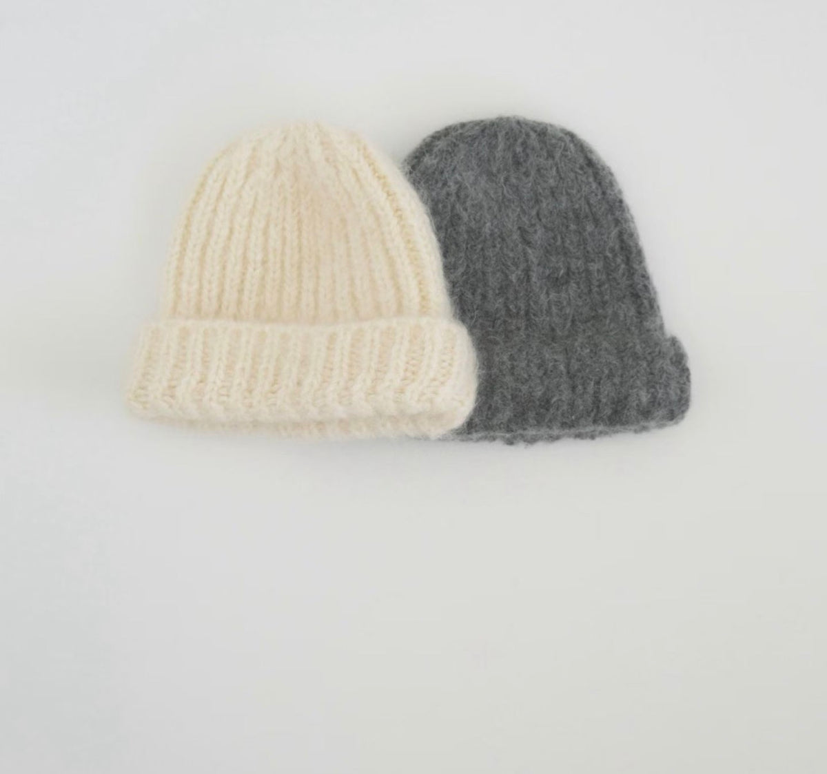 Fuzzy hairy beanie