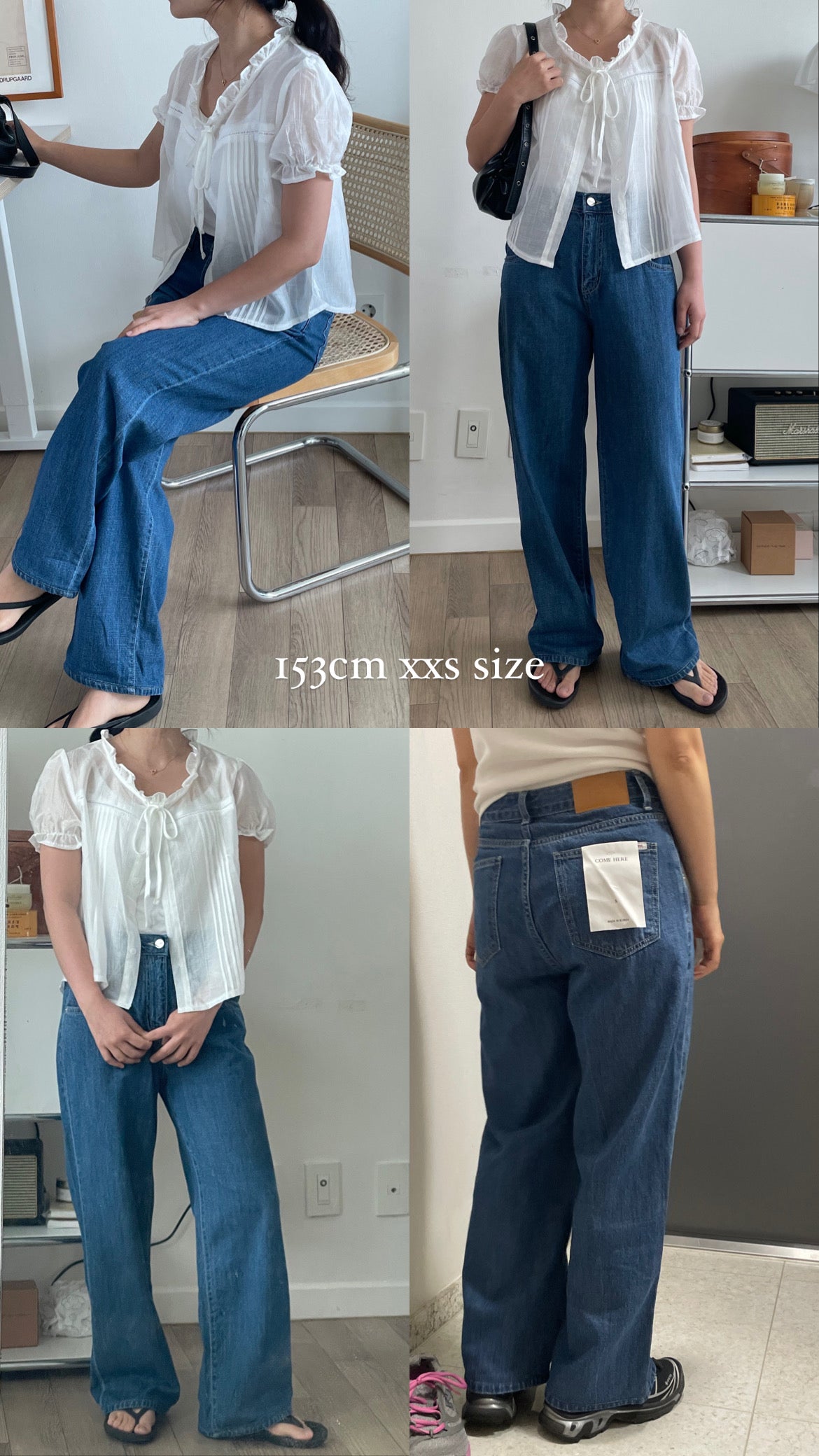 s-即納 Summer light denim-2col /ショート丈あり