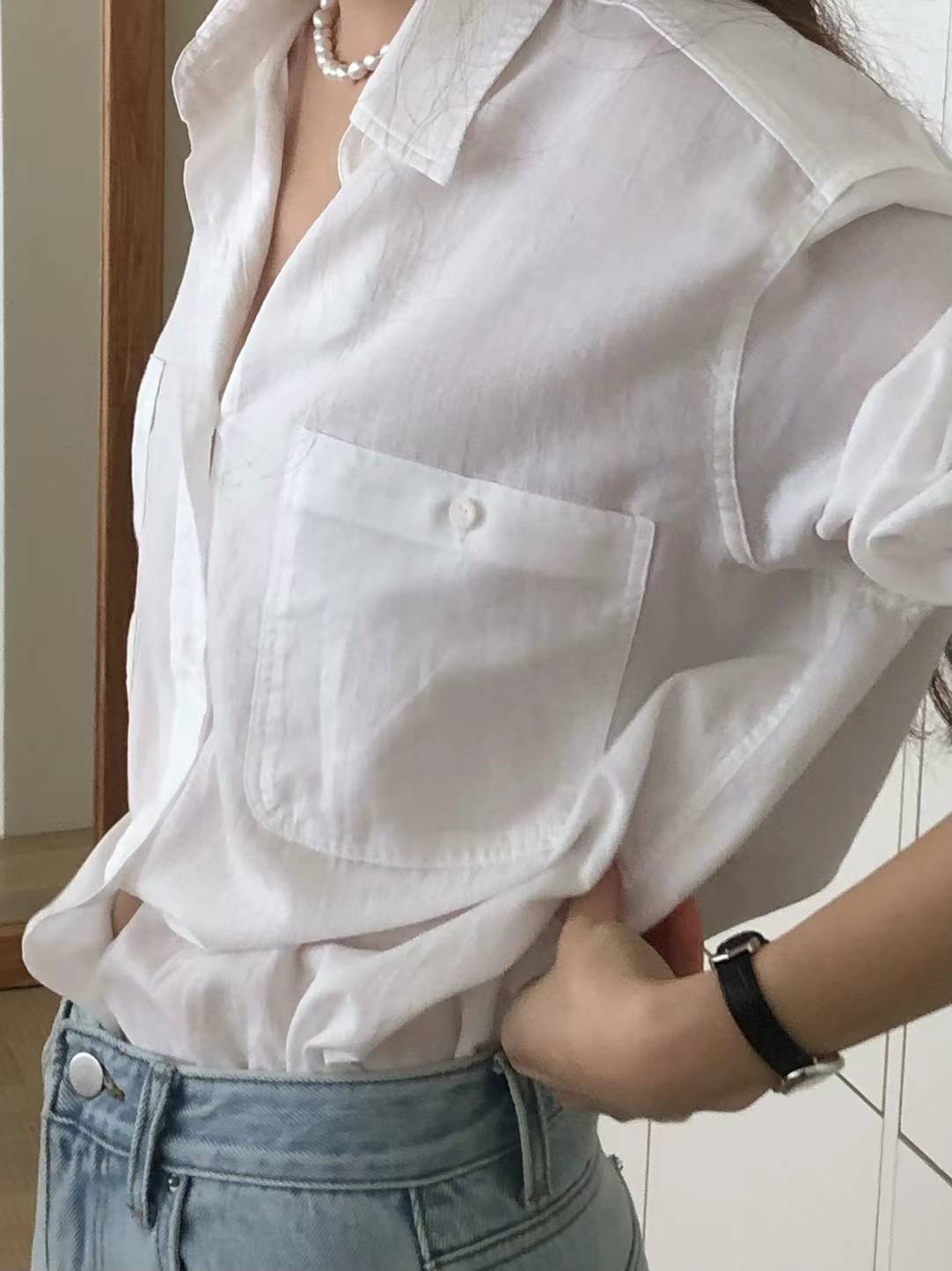 Ounce washing light shirt-3col
