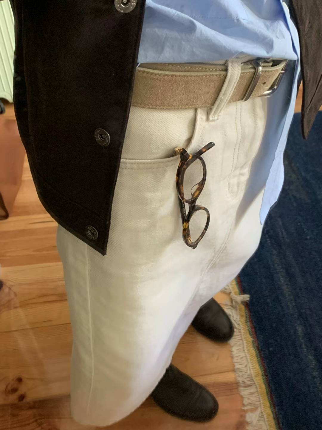 Ounce Italy real leather belt-3col