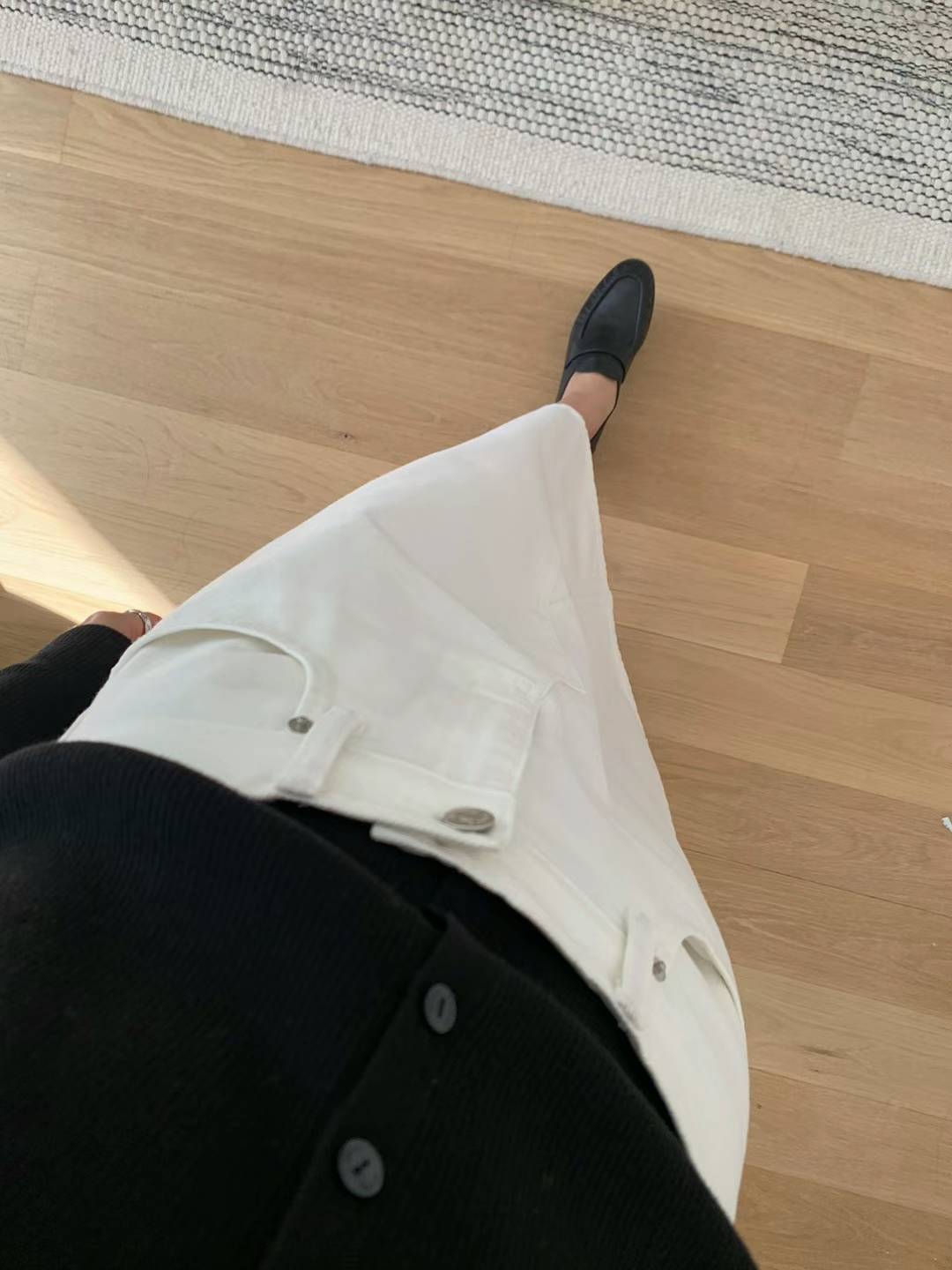 Ounce classic hull denim skirt