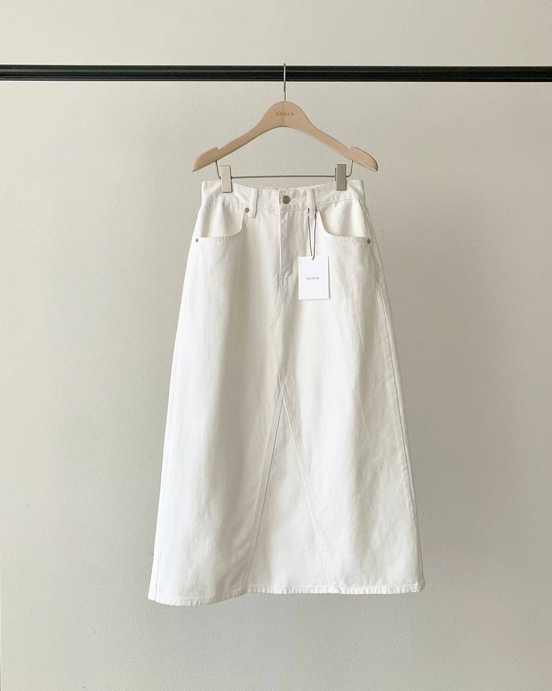 Ounce classic hull denim skirt