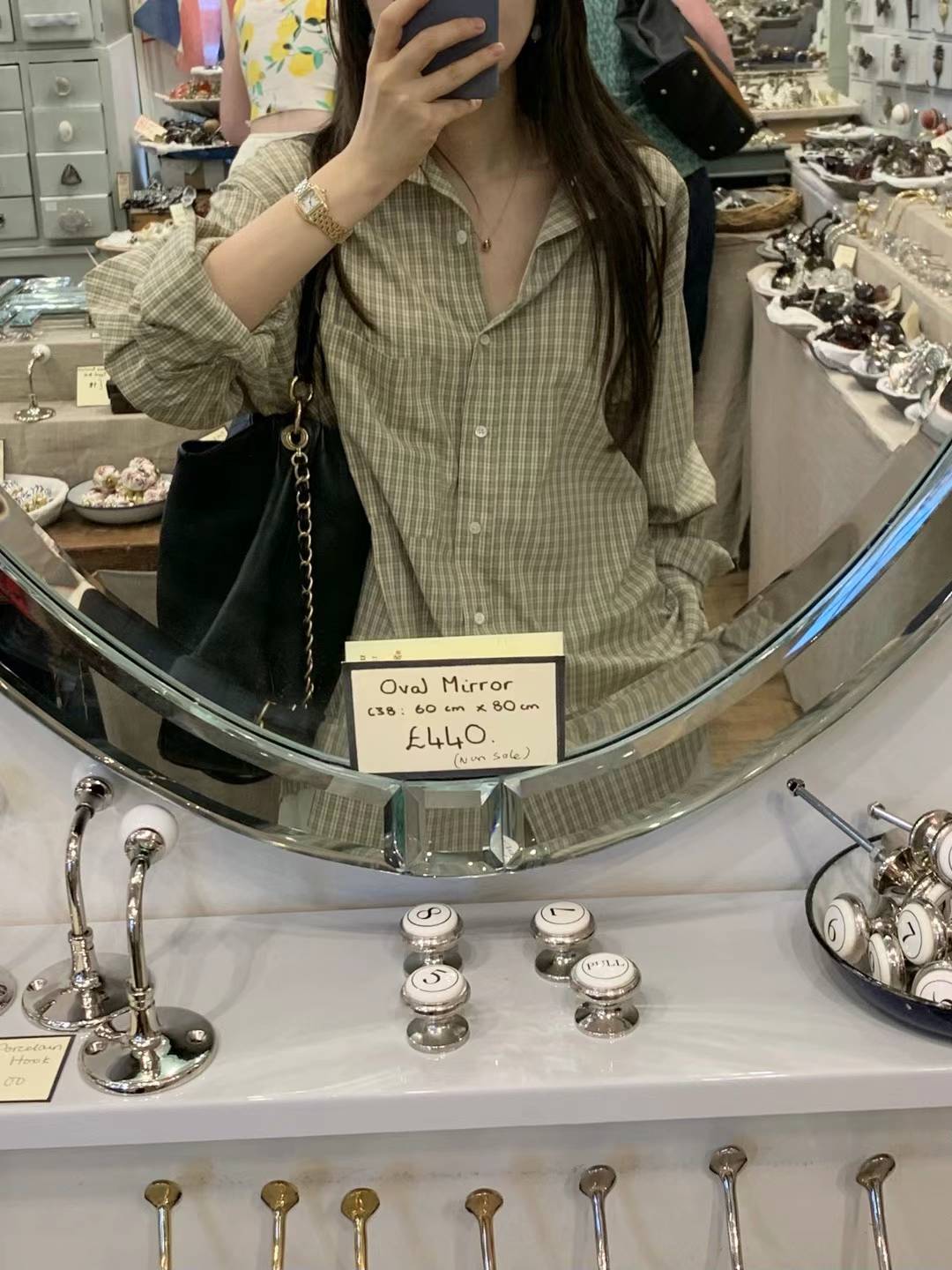 Ounce check pocket boxy shirt-2col