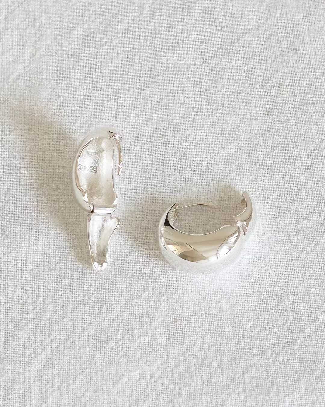 Renee silver earring