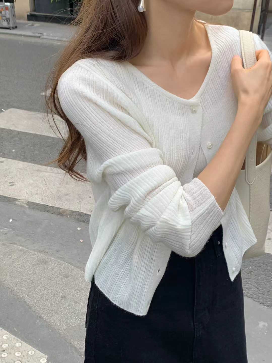 Ounce erin mohair cardigan-3col