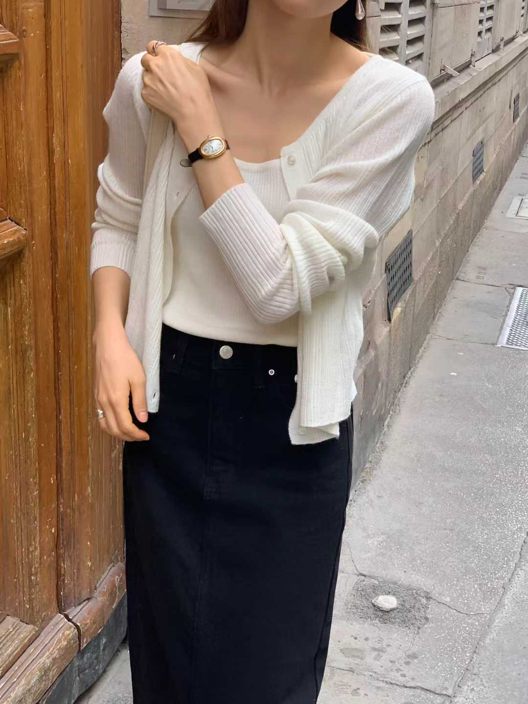 Ounce erin mohair cardigan-3col
