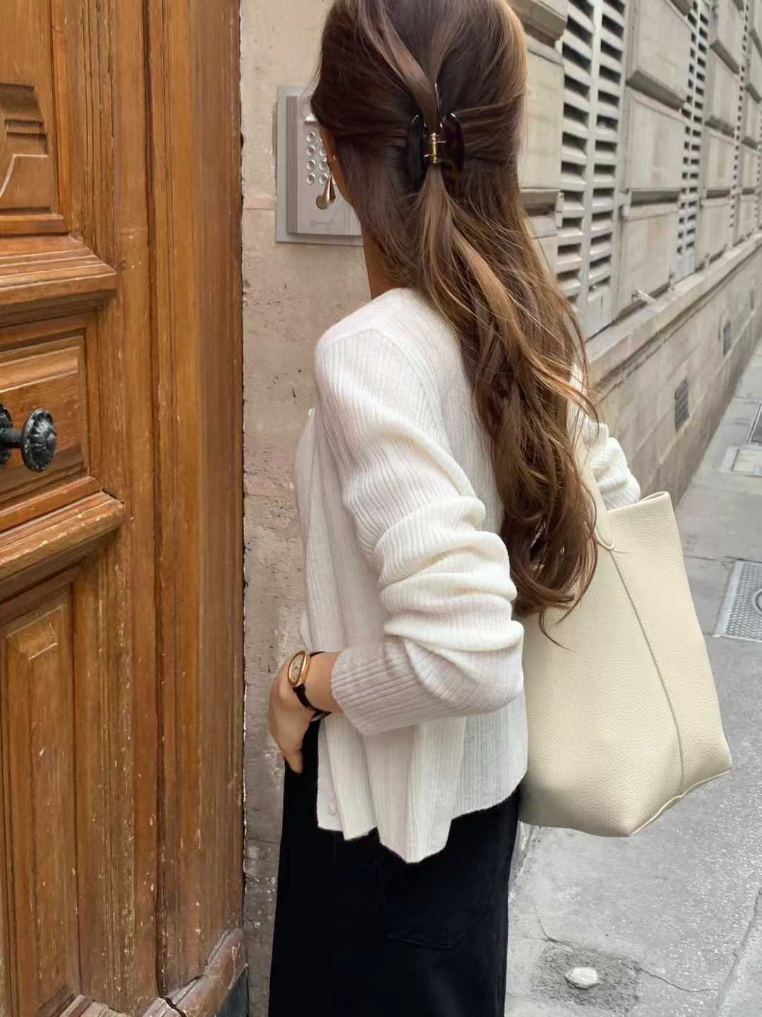 Ounce erin mohair cardigan-3col