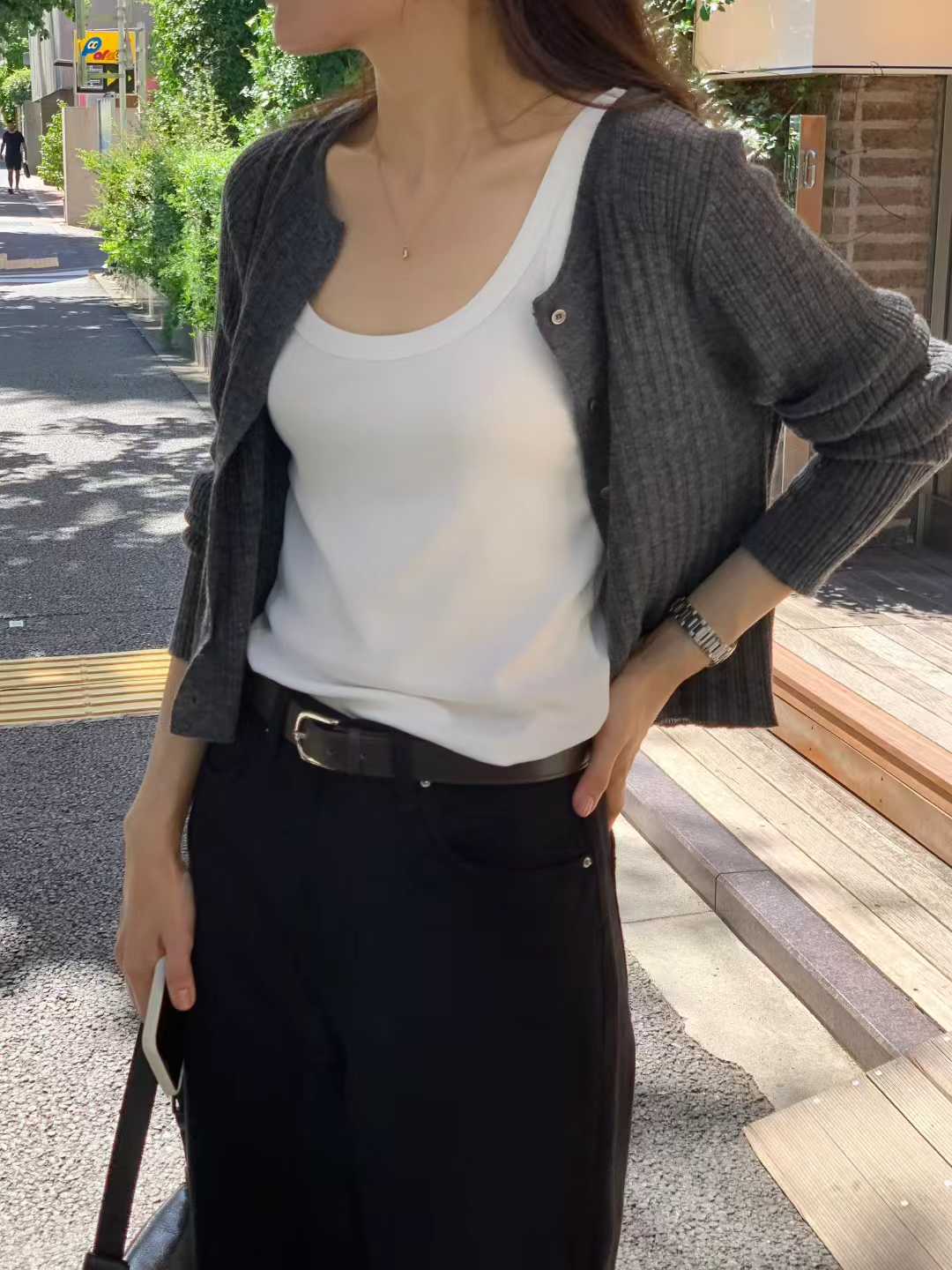 Ounce erin mohair cardigan-3col
