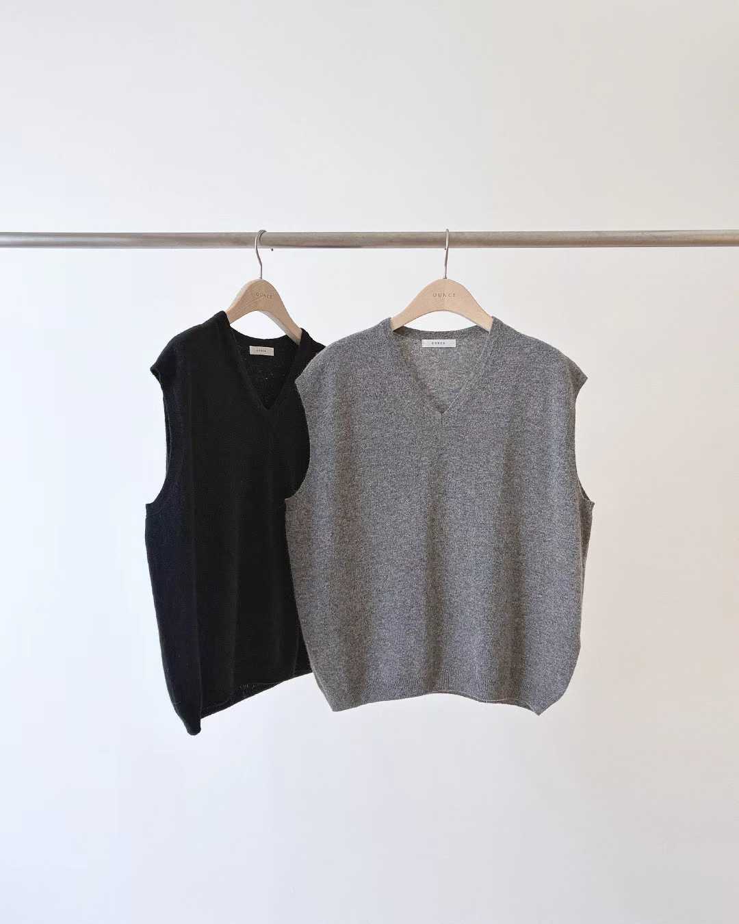 Ounce bow wholega vest-2col