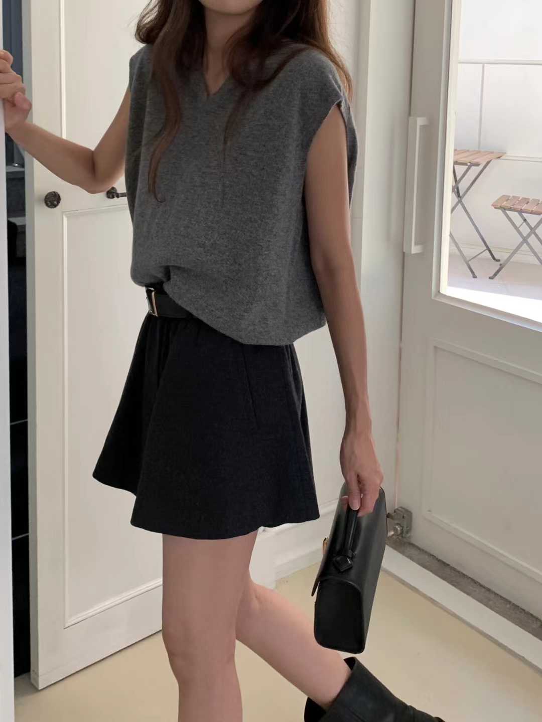 Ounce bow wholega vest-2col