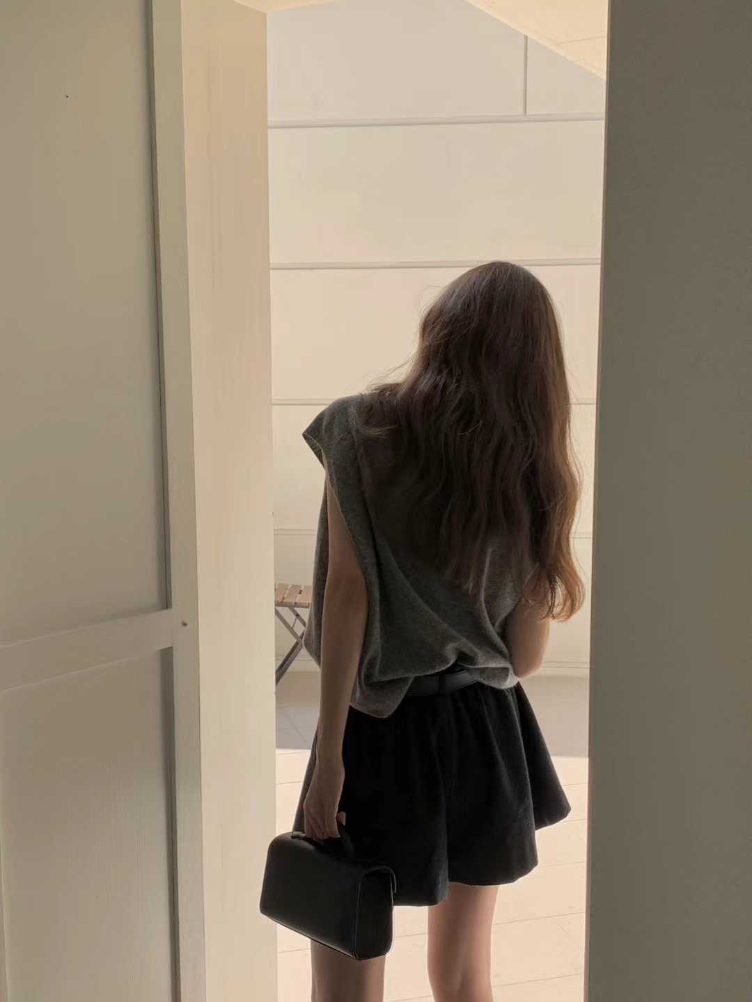 Ounce bow wholega vest-2col