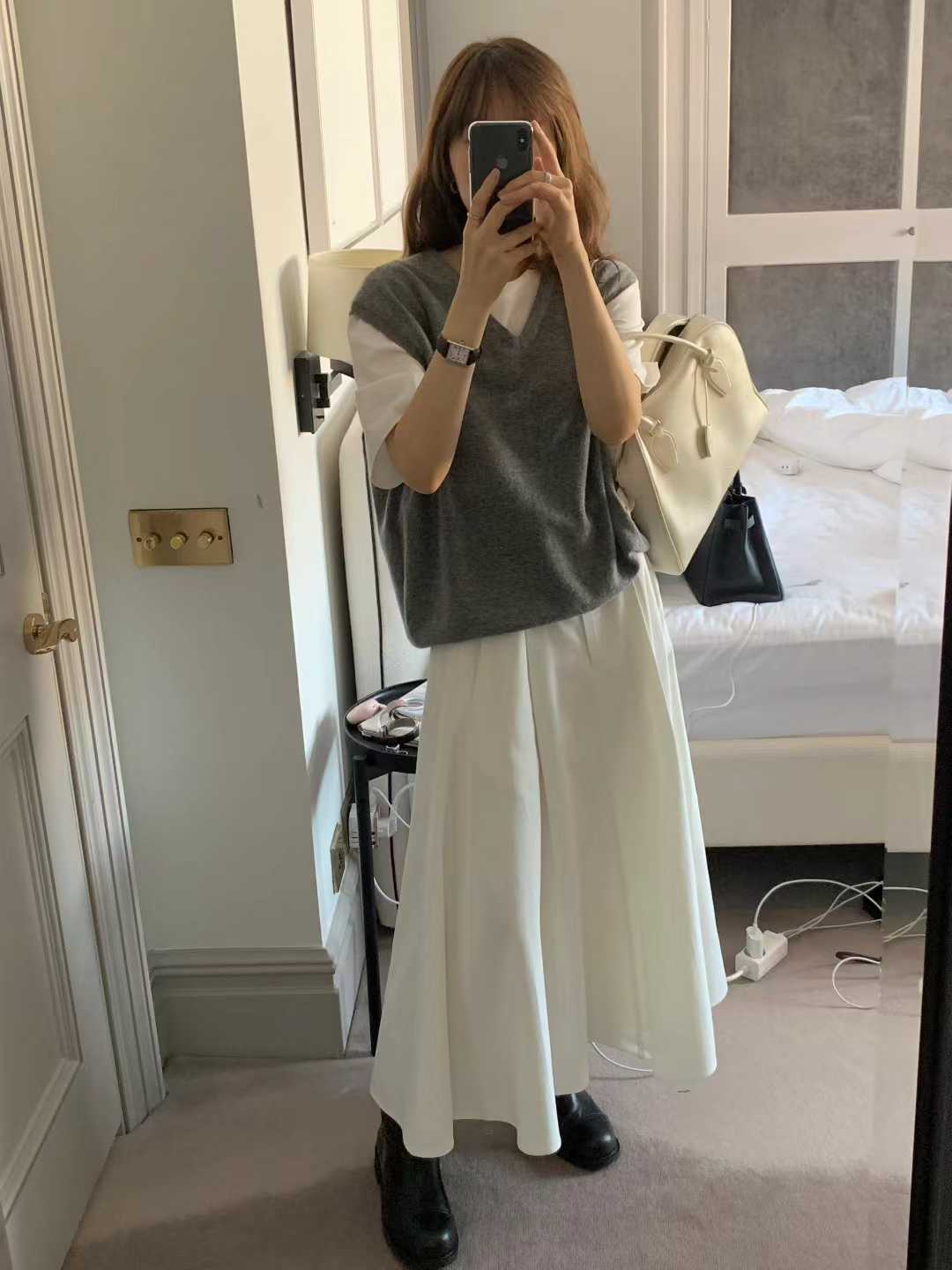 Ounce bow wholega vest-2col