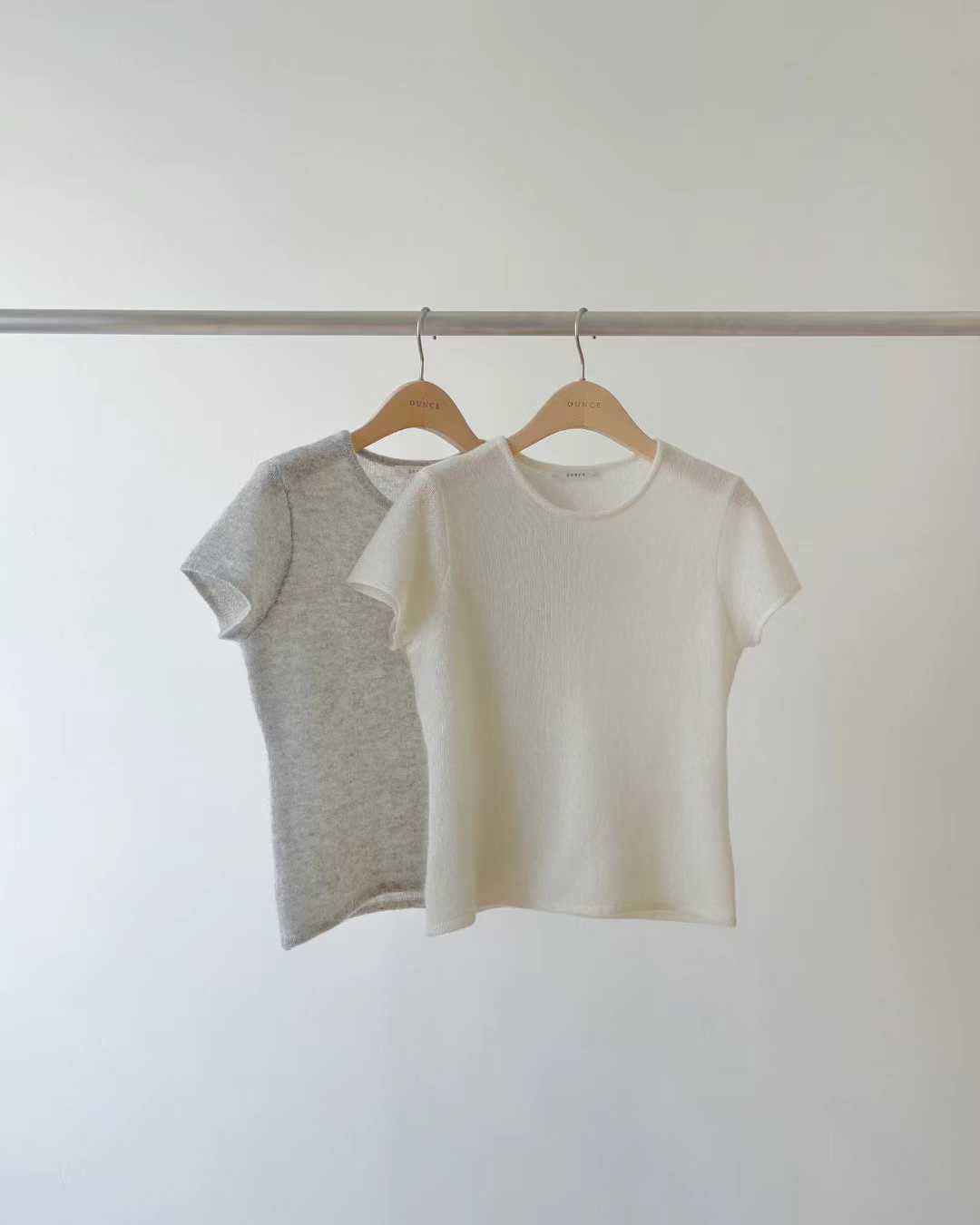 Ounce cash sheer knit-2col
