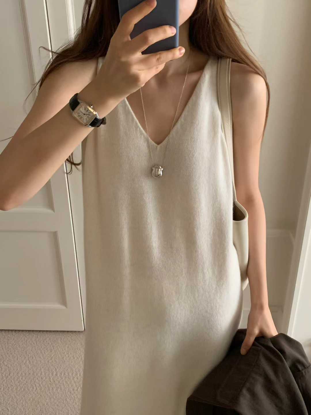 Ounce lindy v knit onepiece-2col