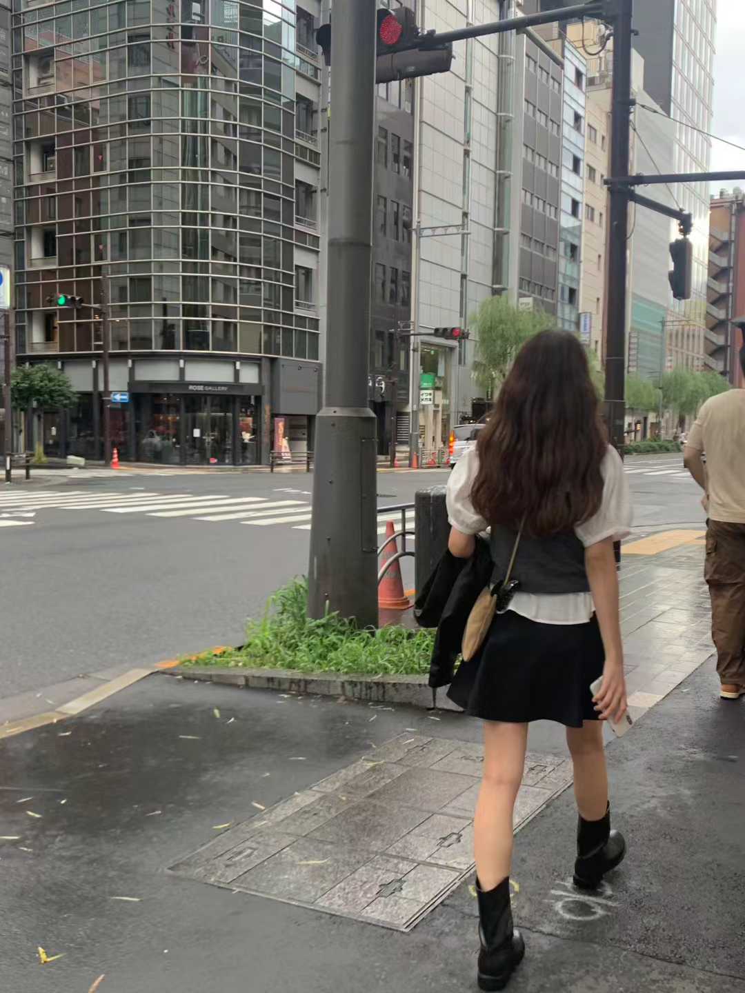 Ounce wool flare mini skirt-2col