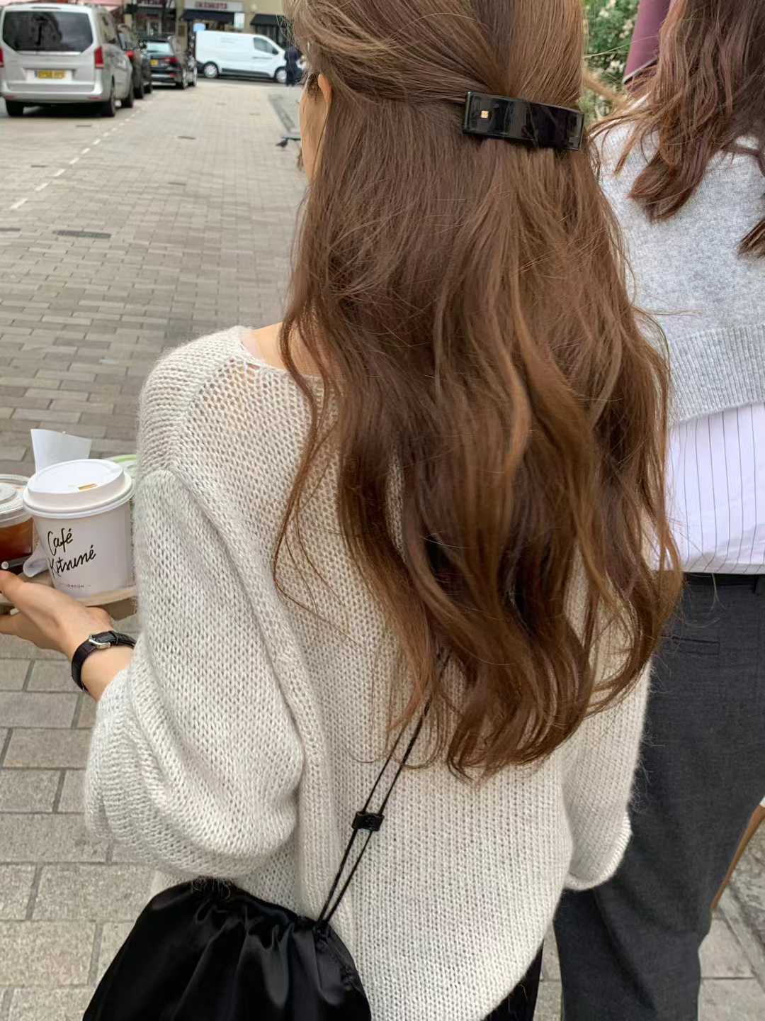 Ounce alpaca multi knit-2col