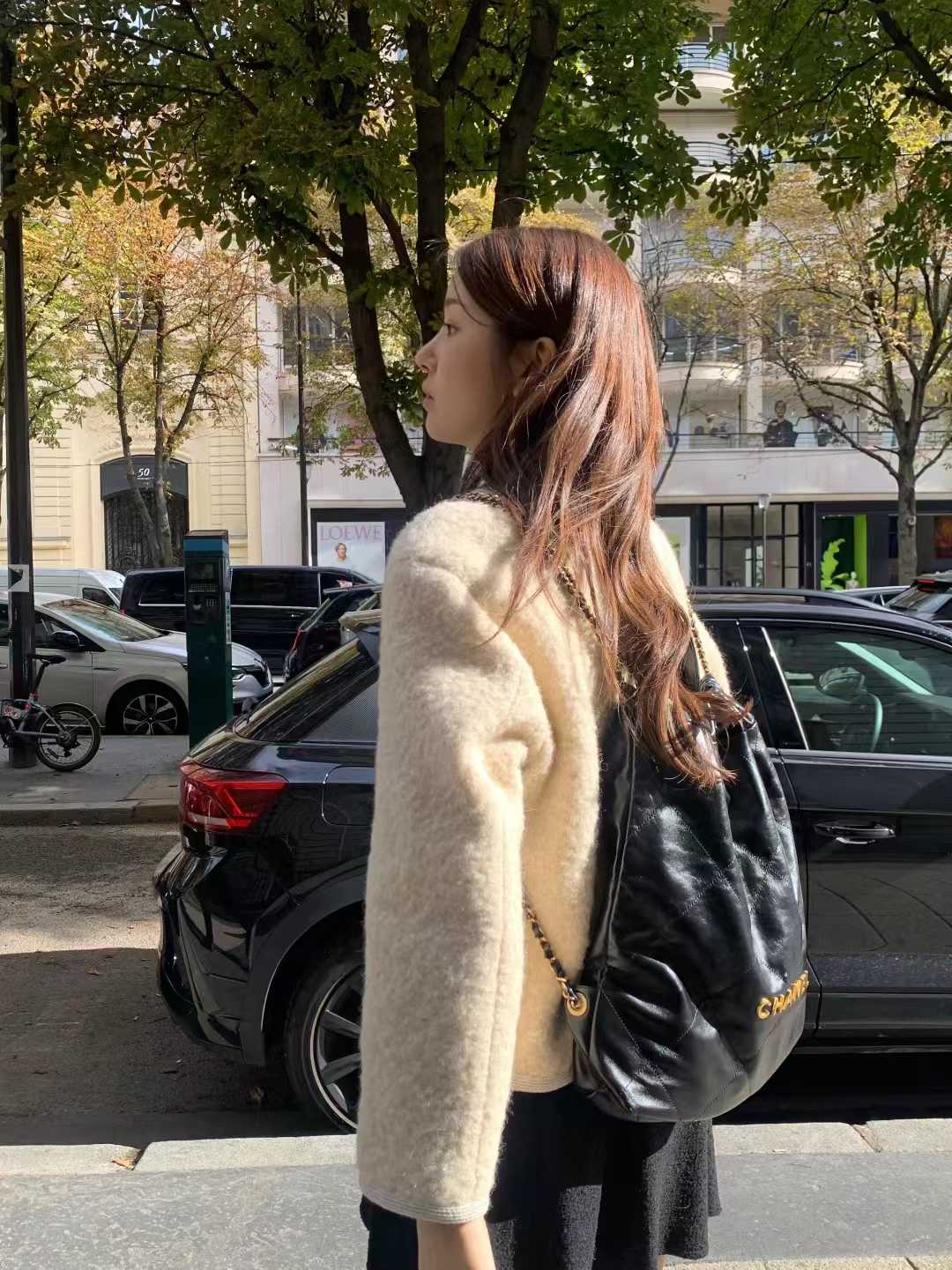 Ounce erin alpaca boucle tweed jacket-2col