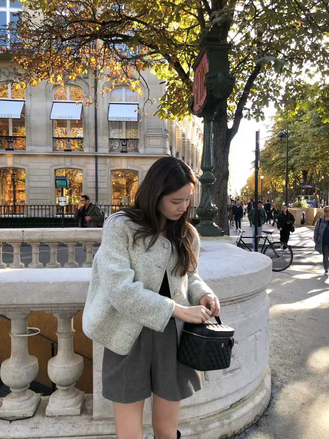 Ounce erin alpaca boucle tweed jacket-2col