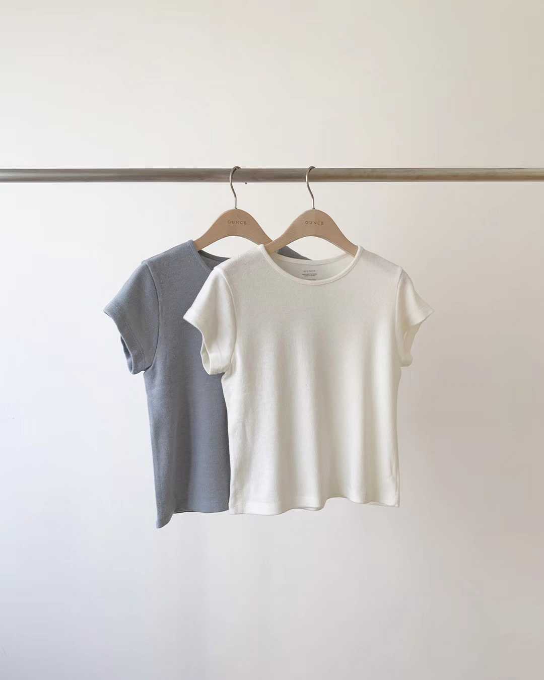 Ounce soft half T-2col