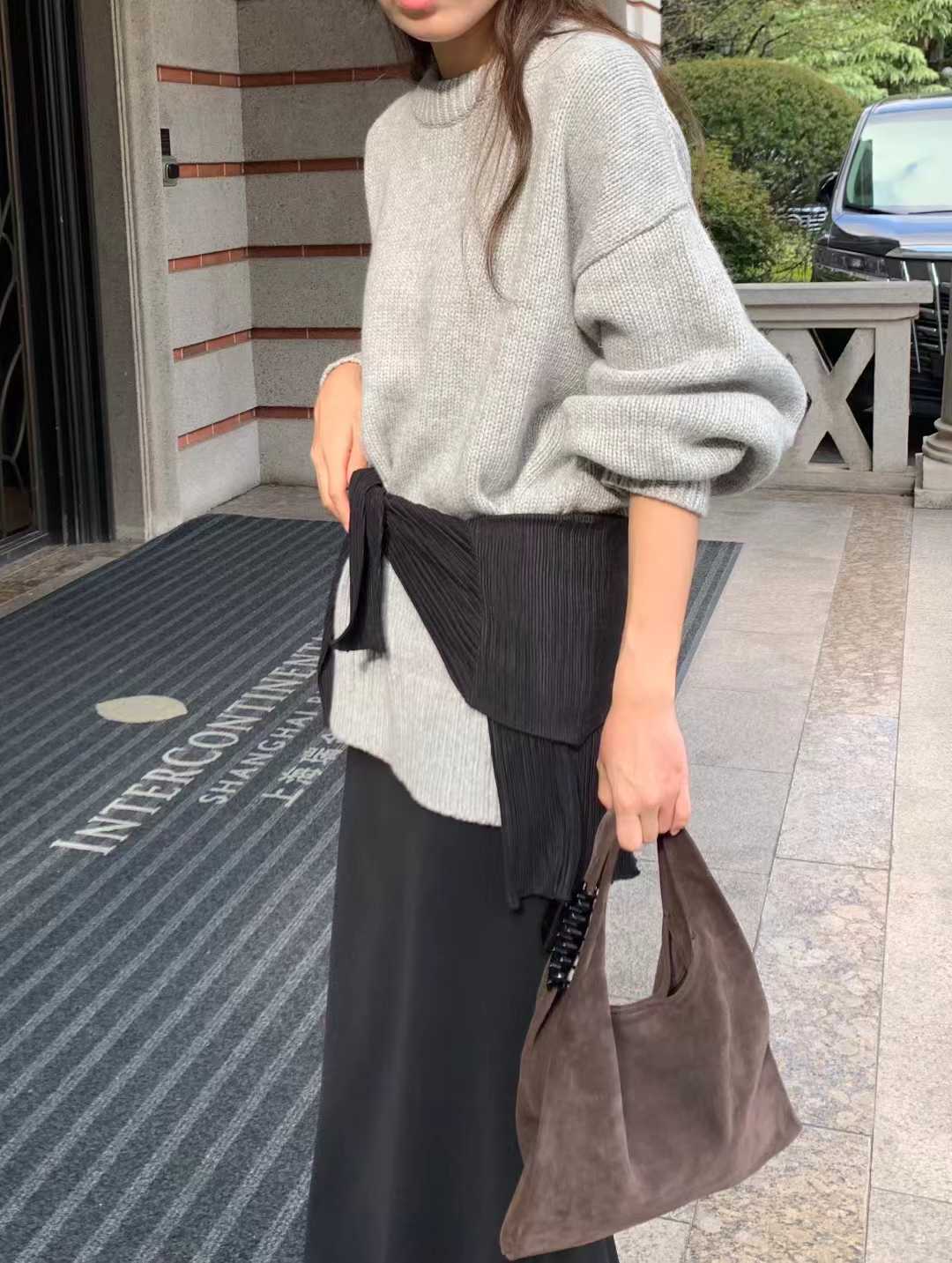 Ounce borton boxy knit-2col