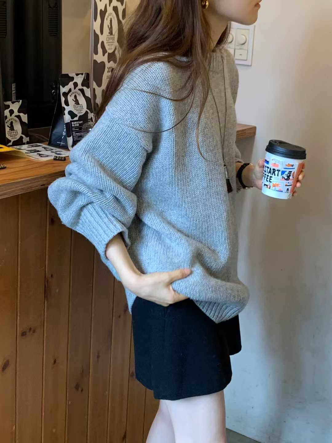 Ounce borton boxy knit-2col
