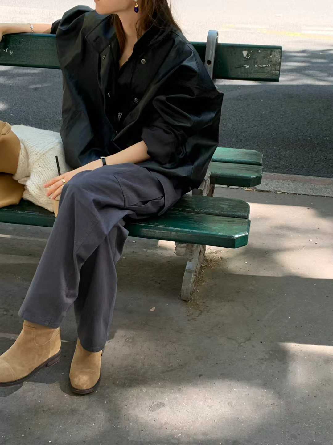 Ounce park leather jumper