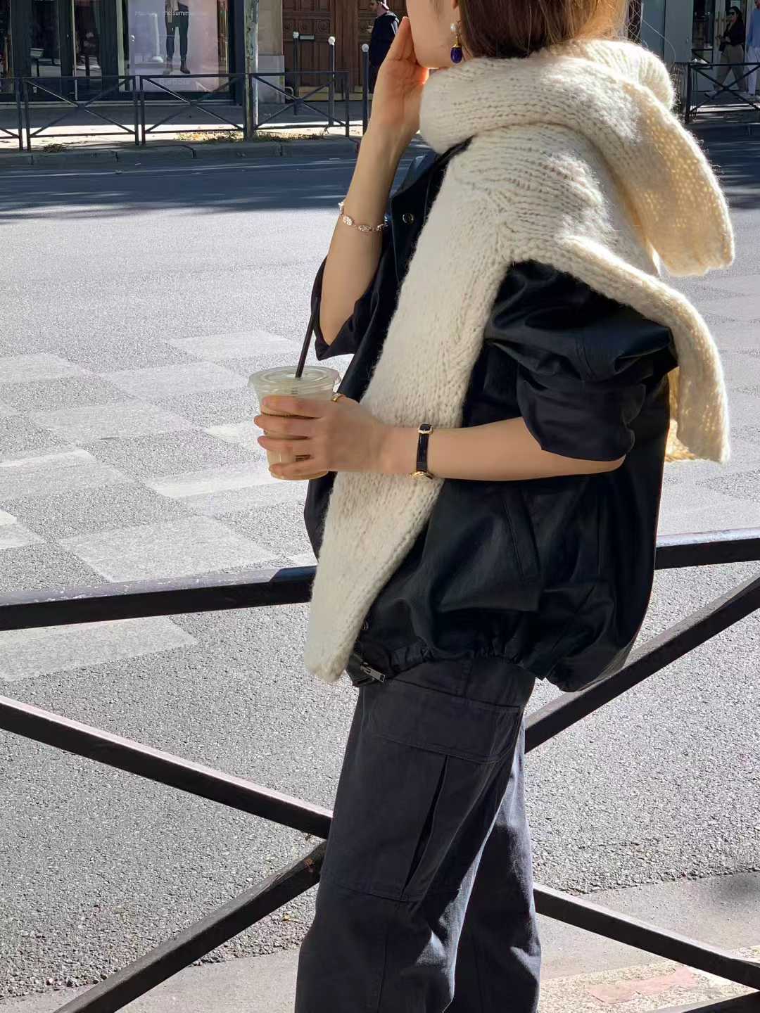 Ounce park leather jumper