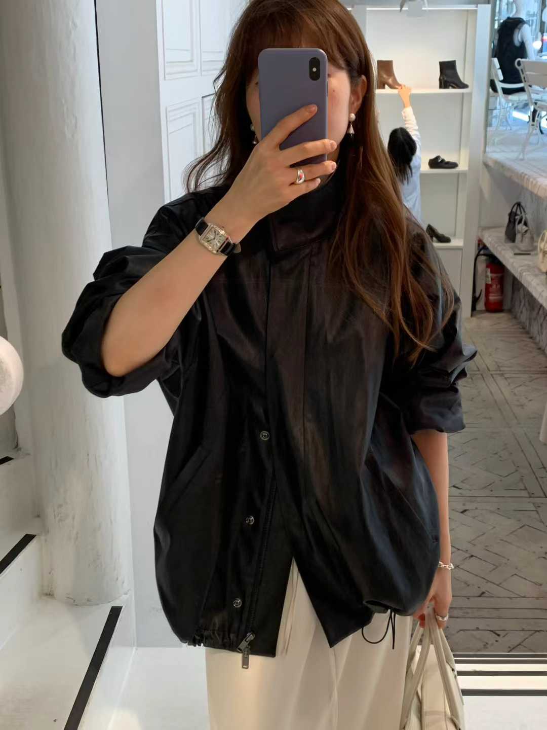 Ounce park leather jumper