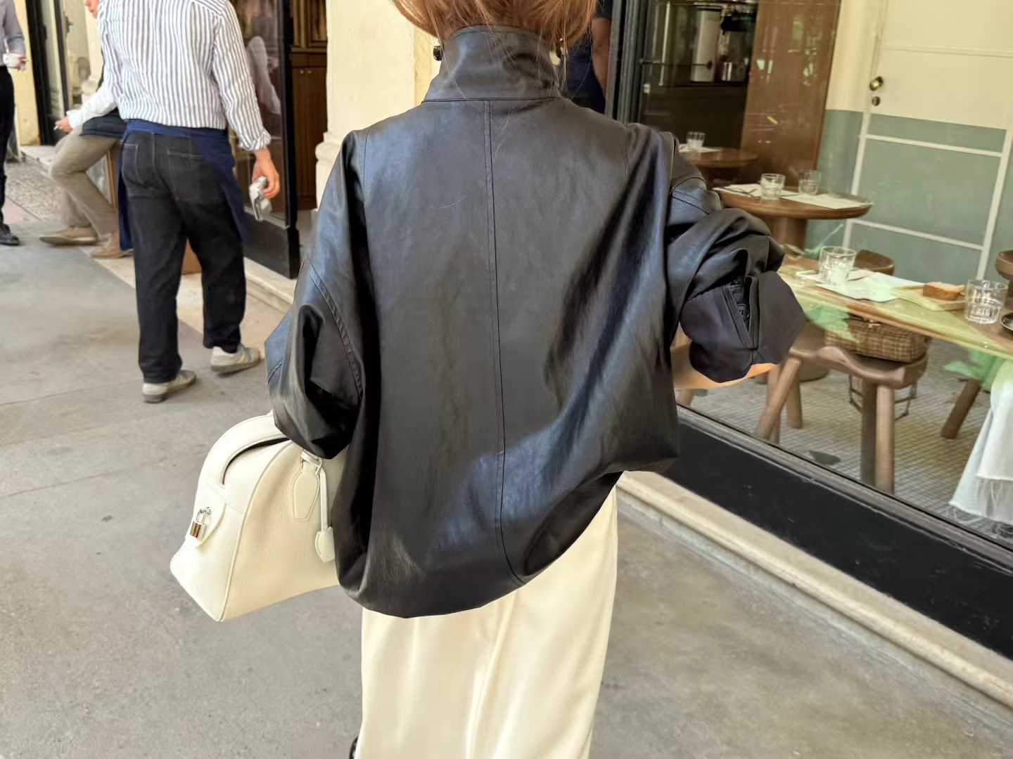 Ounce park leather jumper