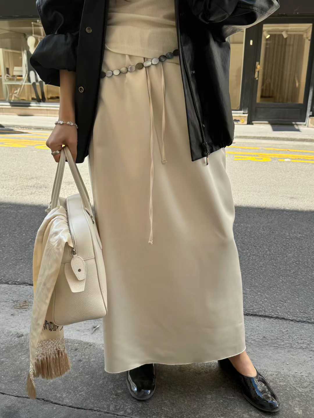 Ounce park leather jumper