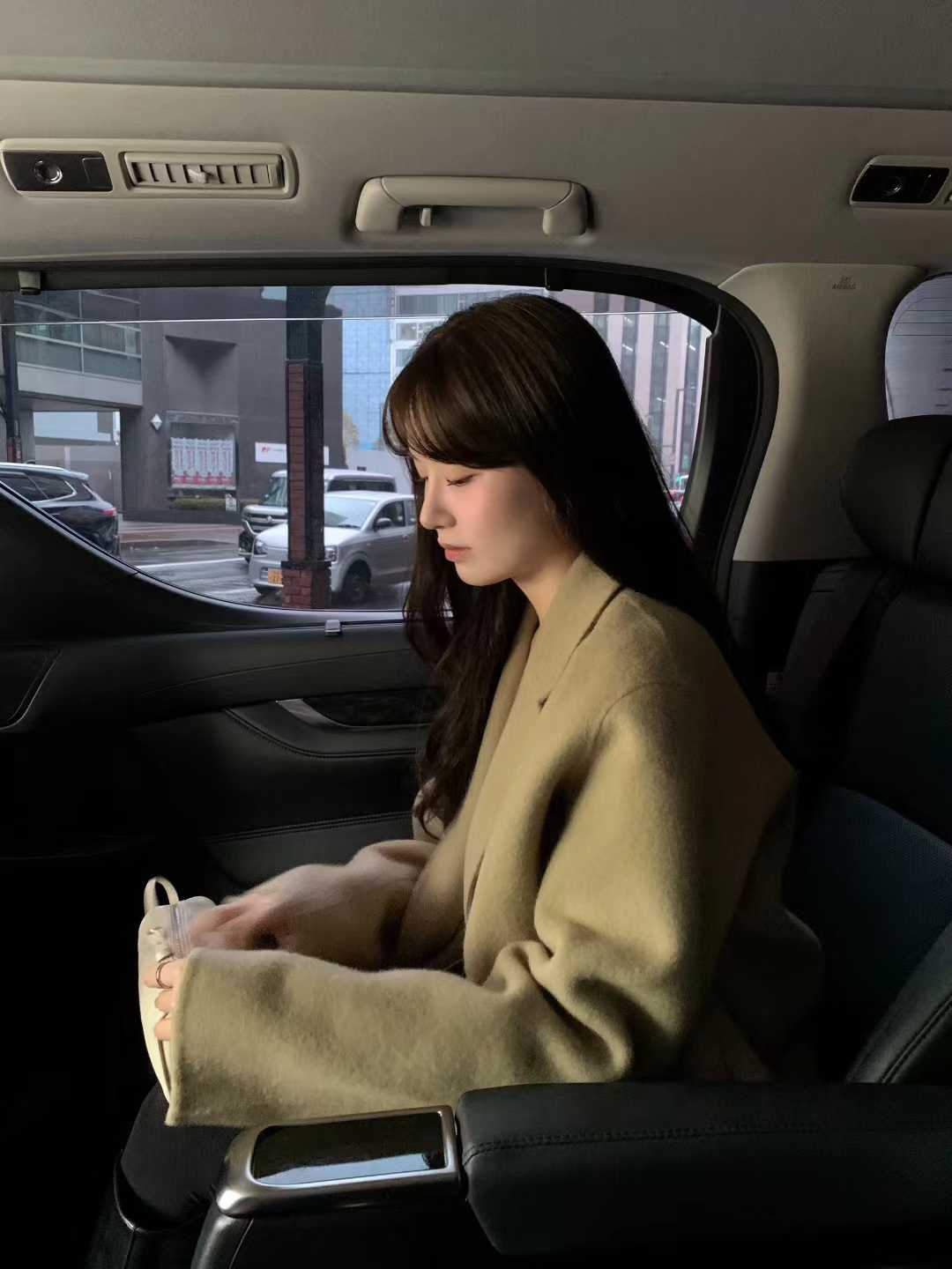 Ounce bruni double half handmade coat