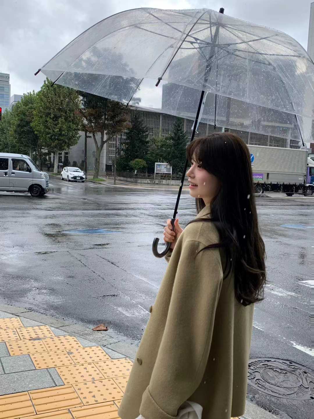 Ounce bruni double half handmade coat