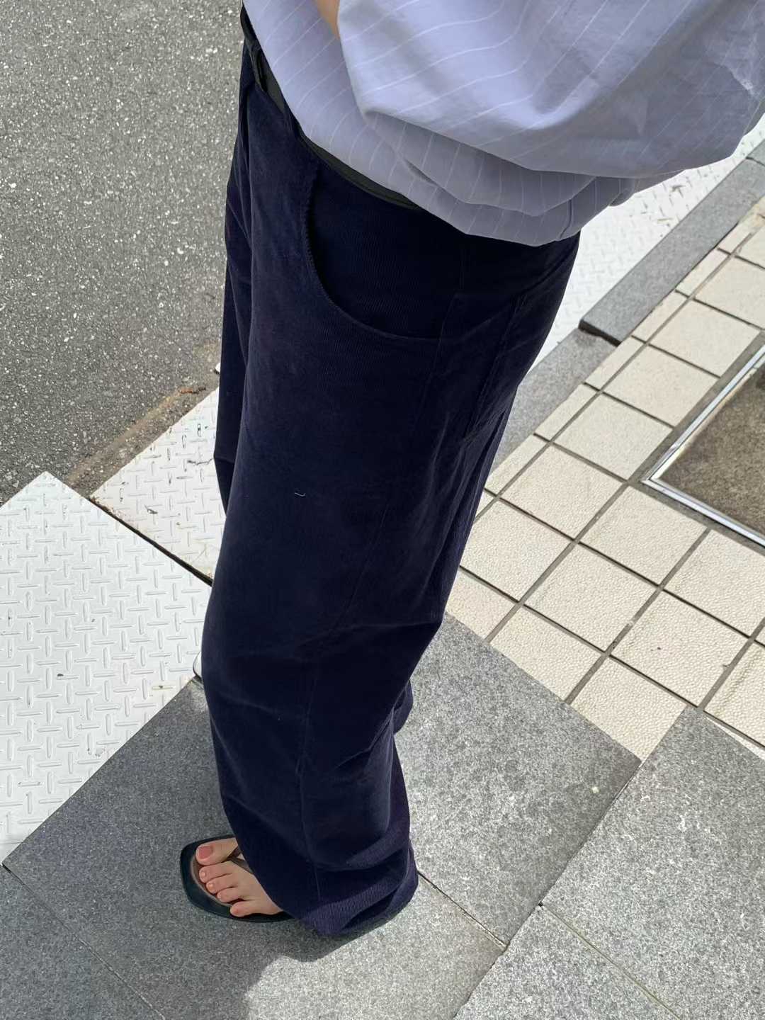 Ounce corduroy natural pants-3col