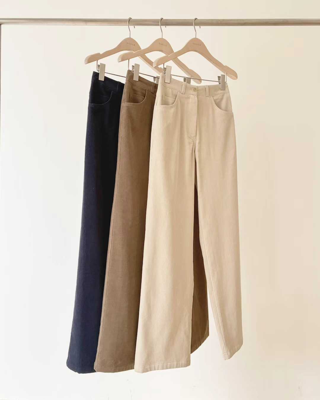 Ounce corduroy natural pants-3col