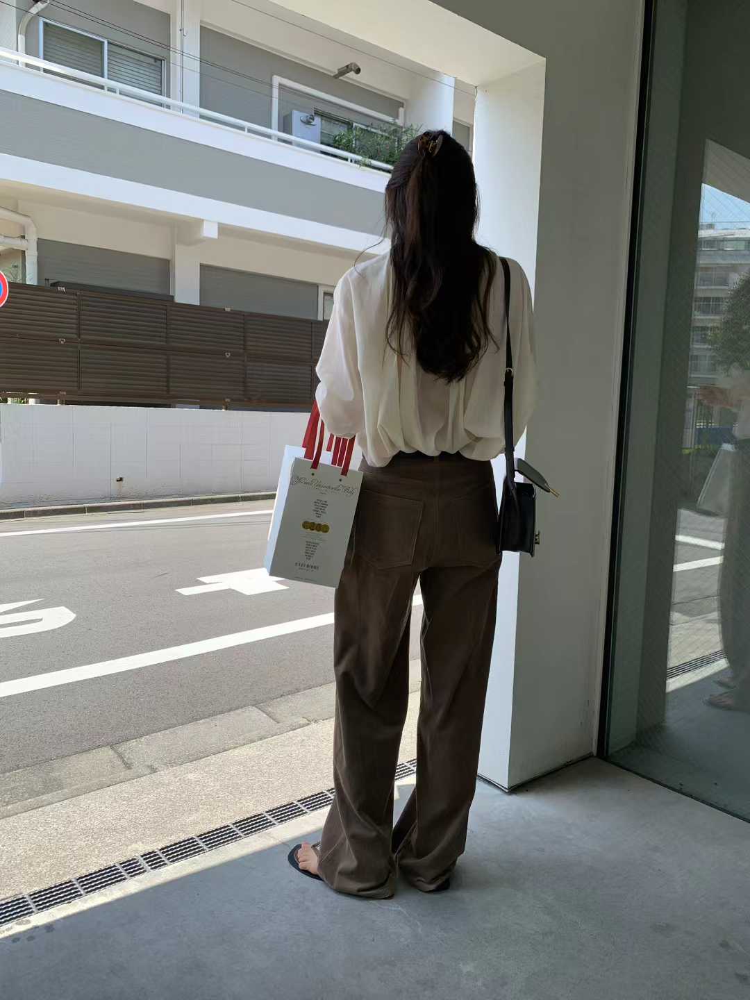 Ounce corduroy natural pants-3col
