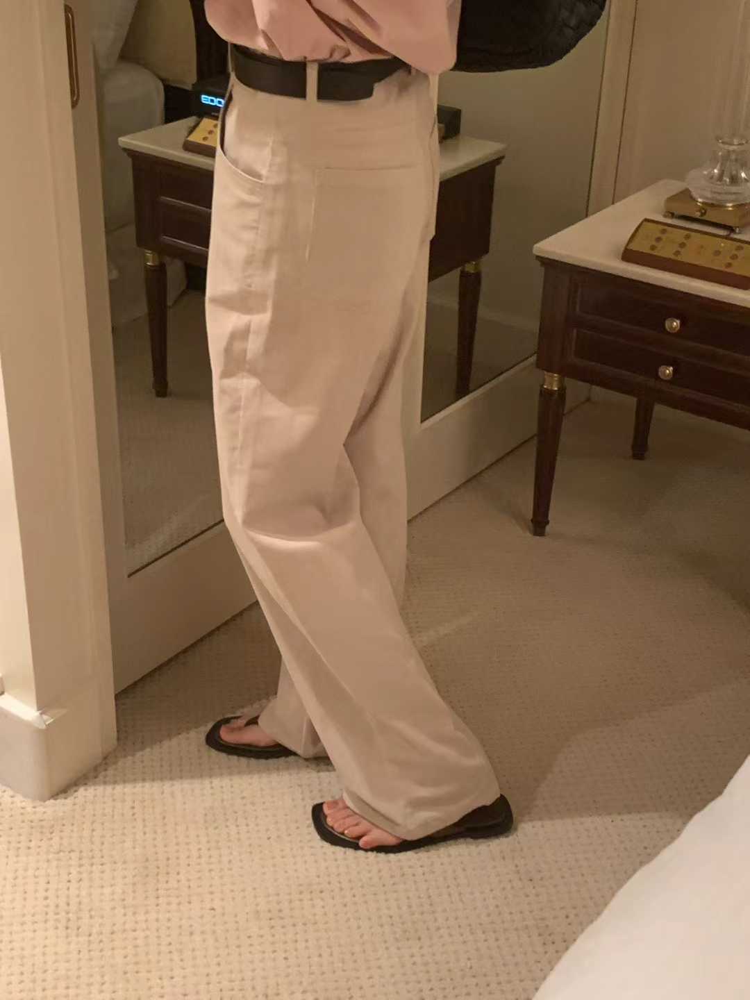 Ounce corduroy natural pants-3col