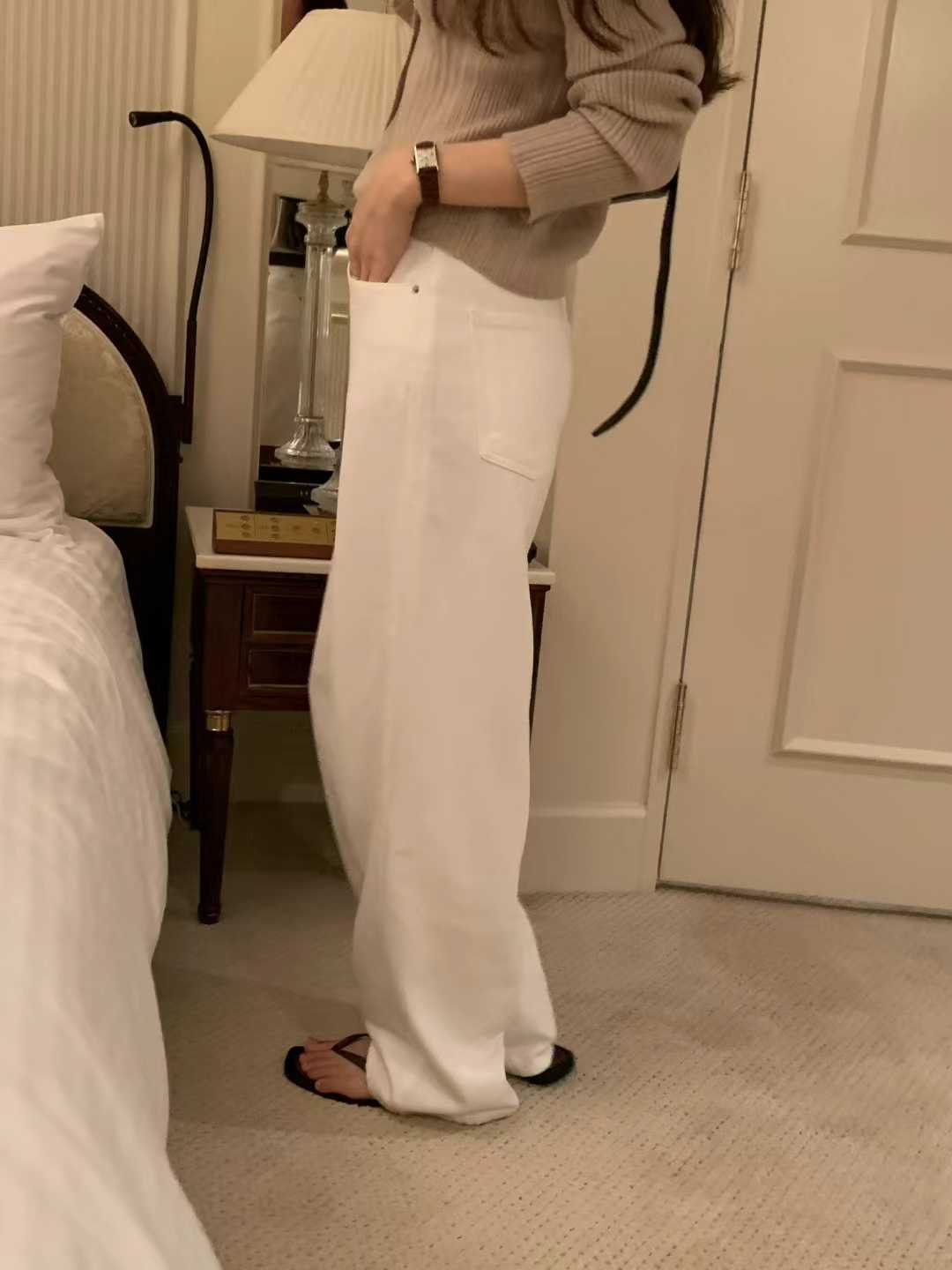 Ounce light wide pants-2col