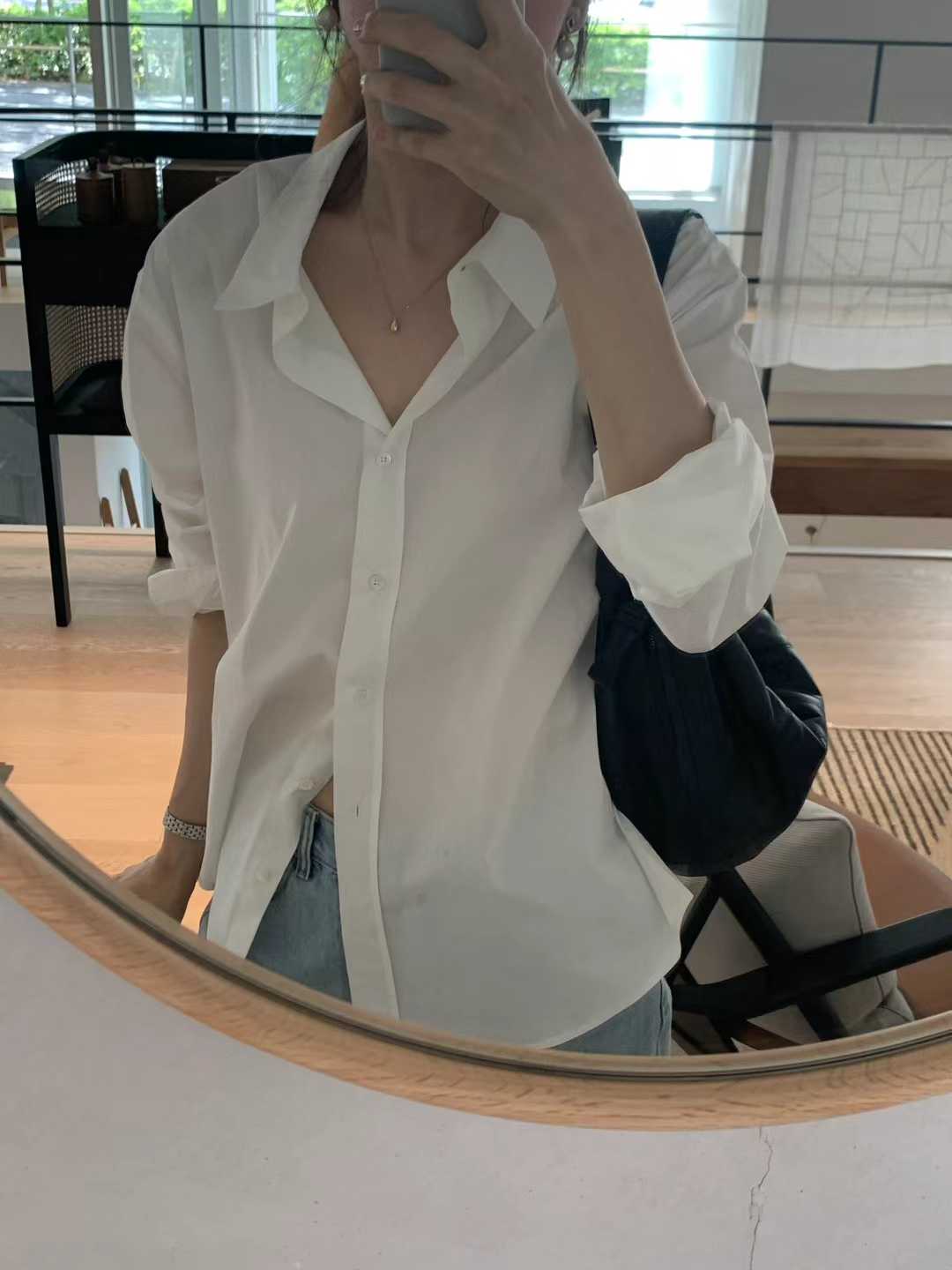 Ounce easy cotton shirt-4col