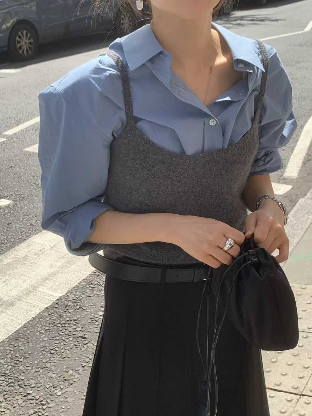 Ounce easy cotton shirt-4col