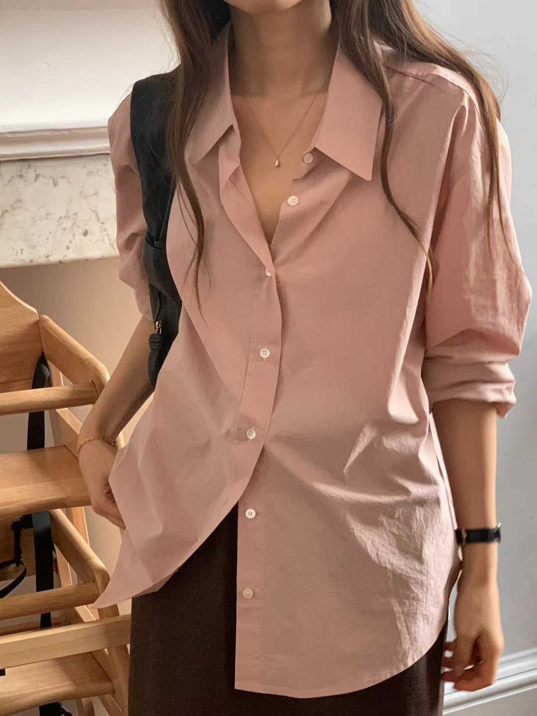 Ounce easy cotton shirt-4col