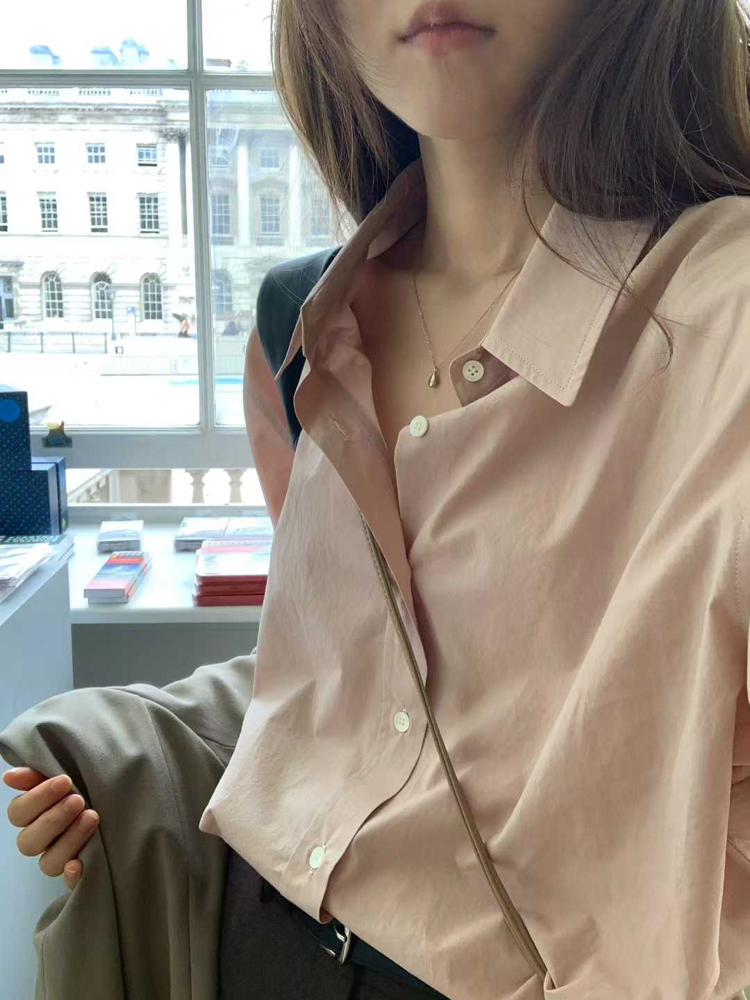 Ounce easy cotton shirt-4col