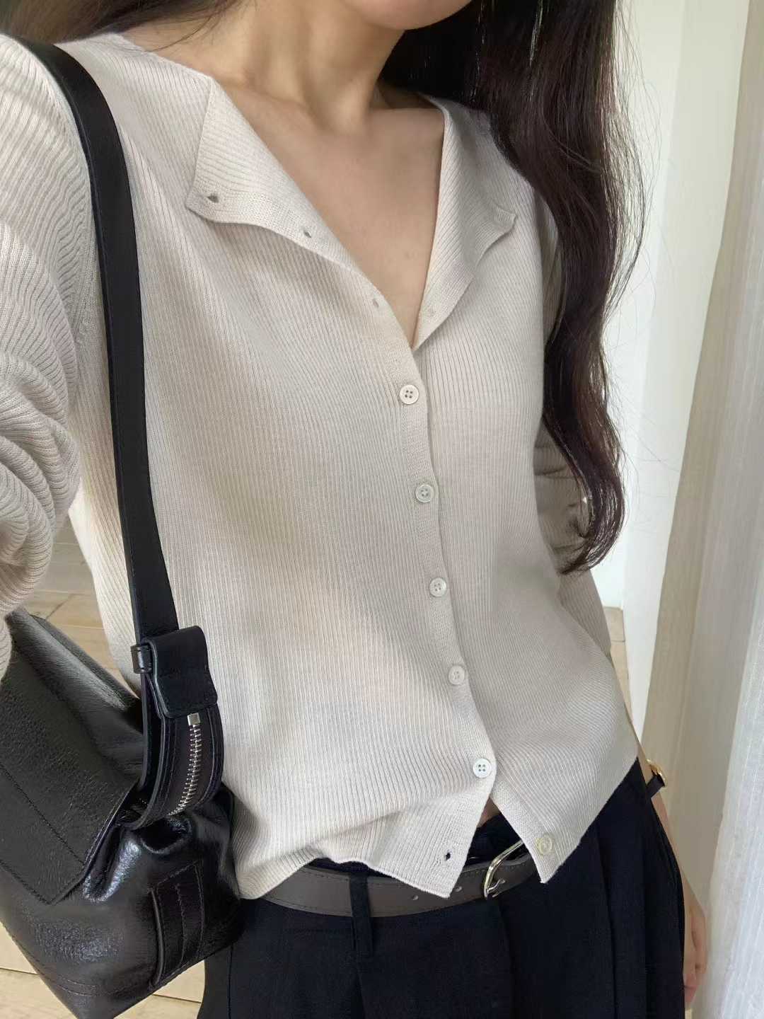 Ounce dariya rib cardigan-5col