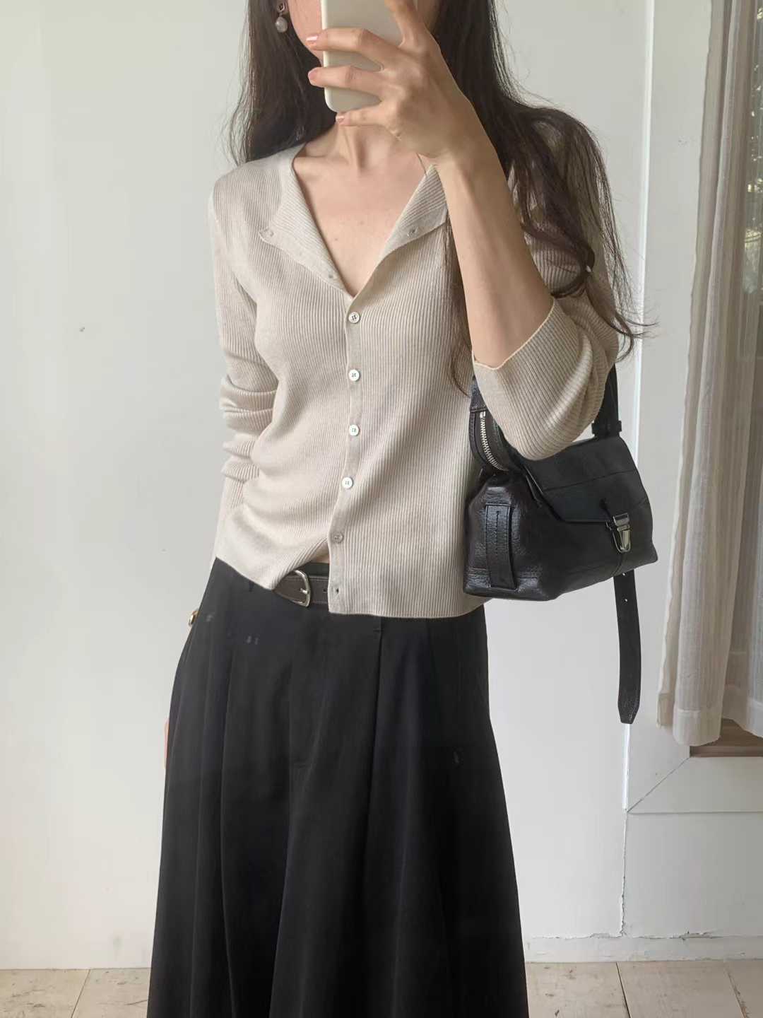 Ounce dariya rib cardigan-5col
