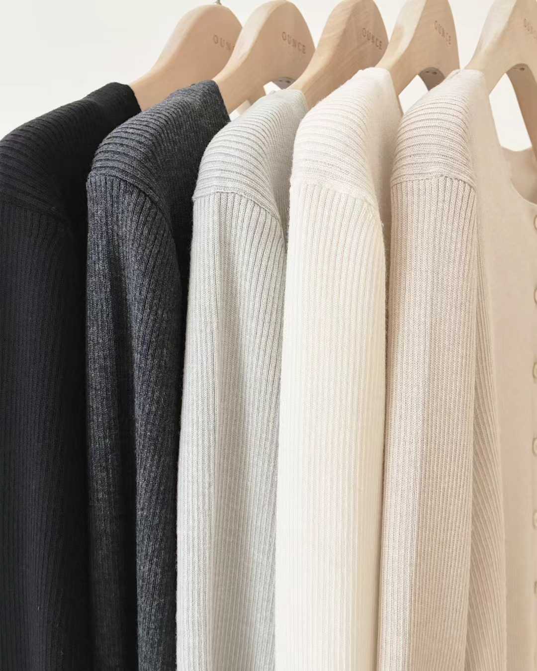 Ounce dariya rib cardigan-5col