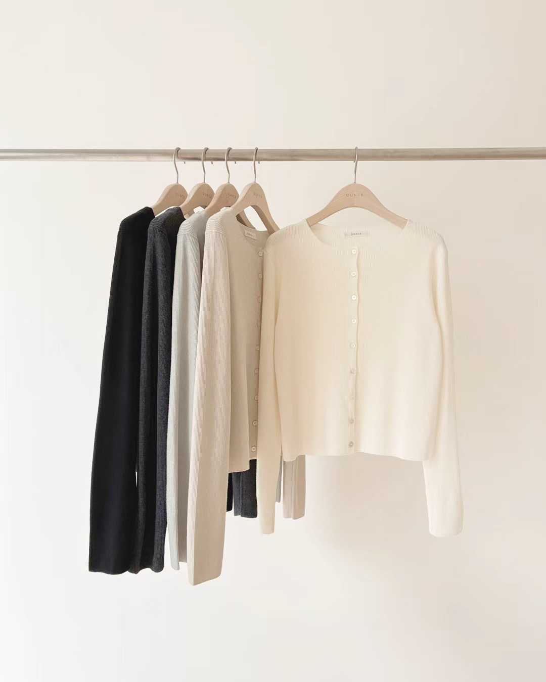 Ounce dariya rib cardigan-5col