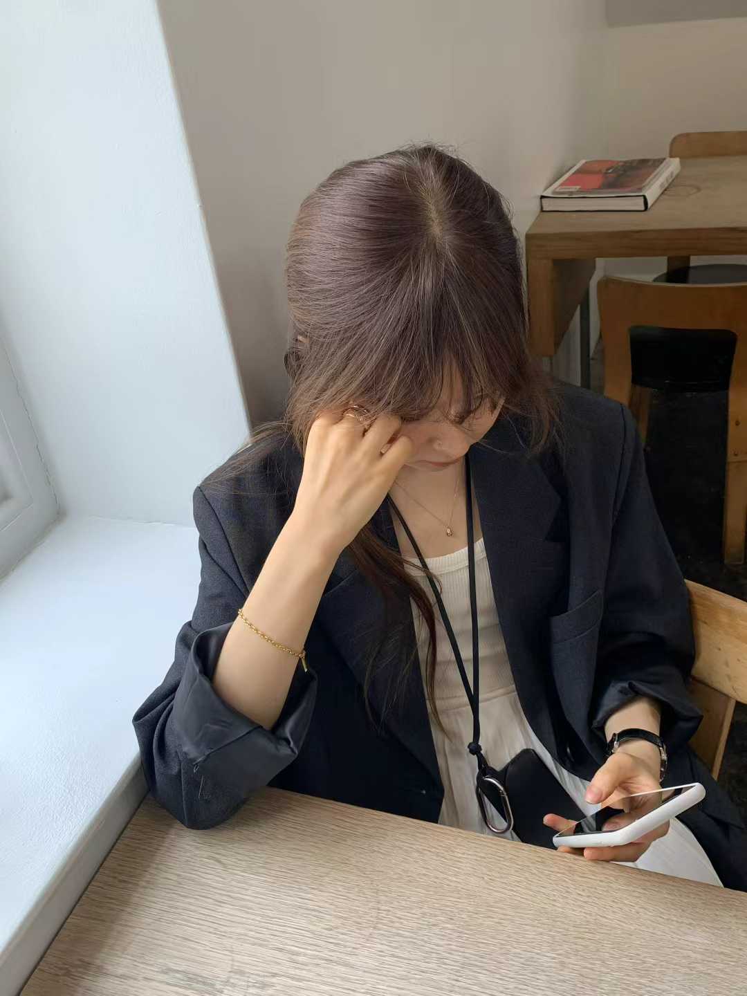 Ounce wool boxy jacket-2col