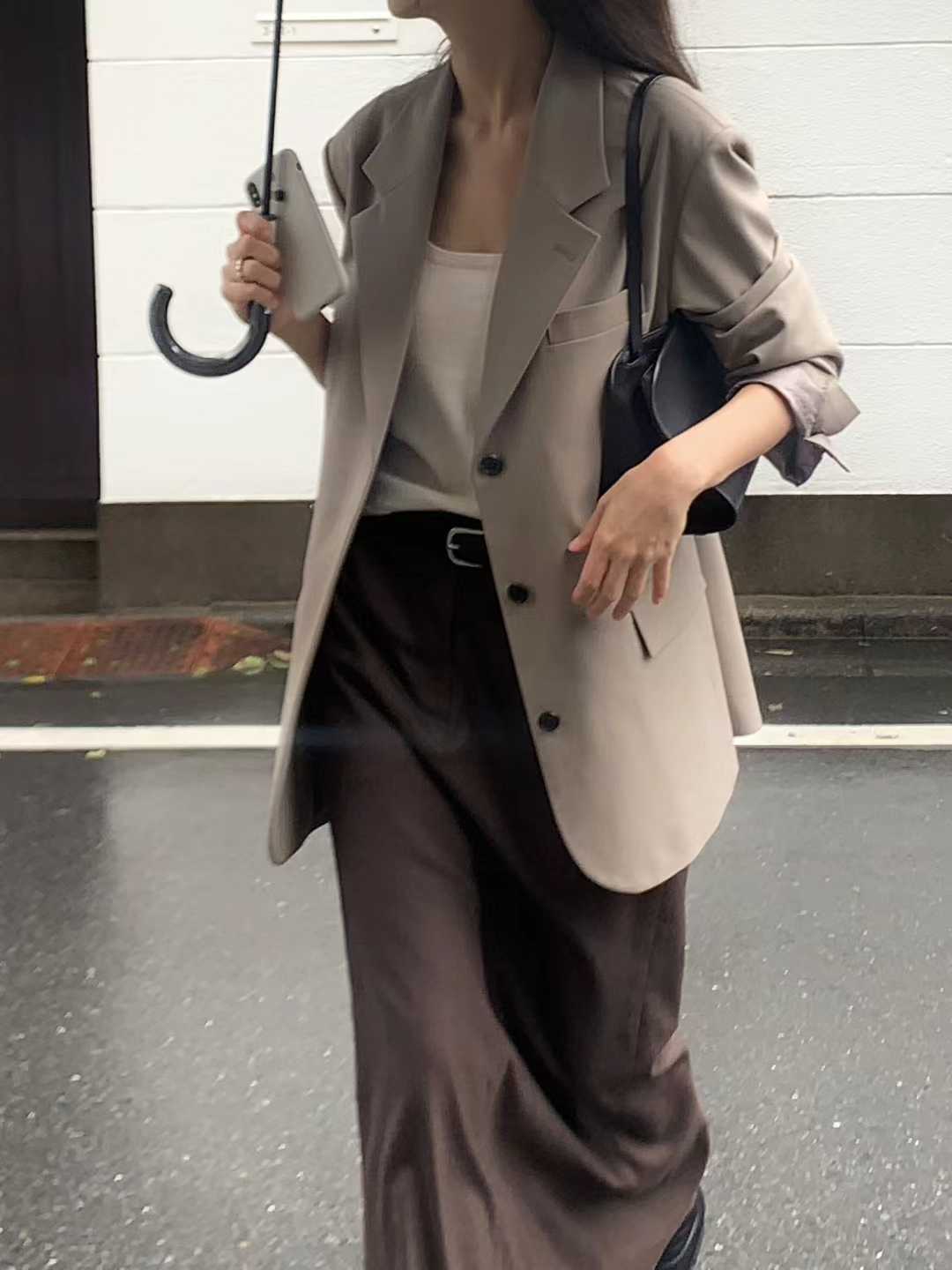 Ounce wool boxy jacket-2col