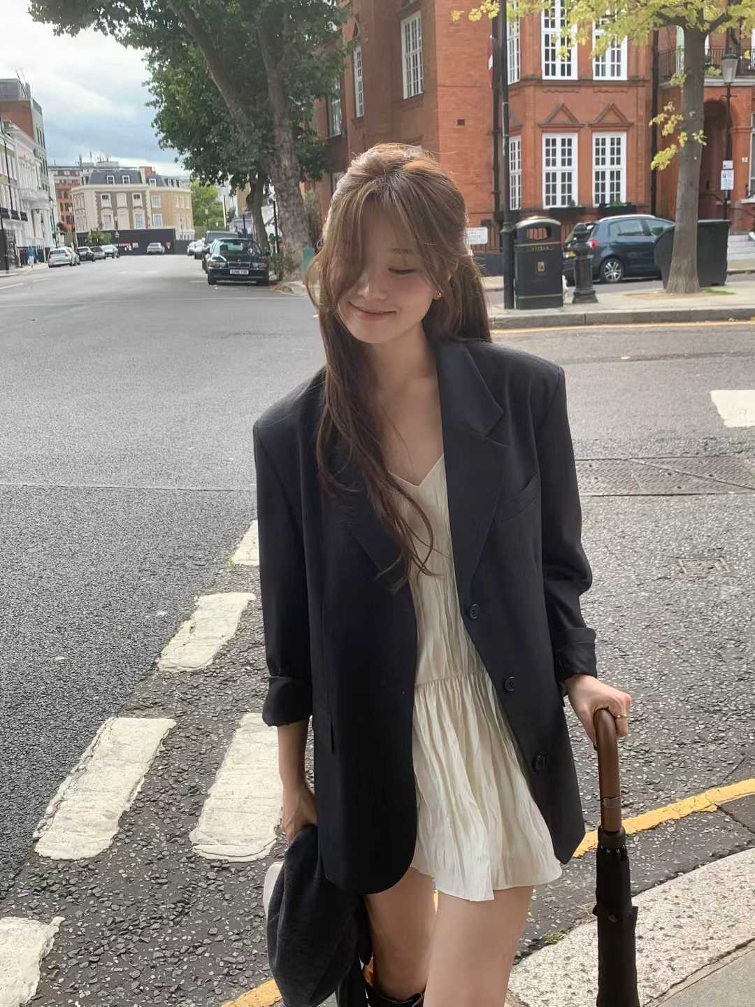 Ounce wool boxy jacket-2col