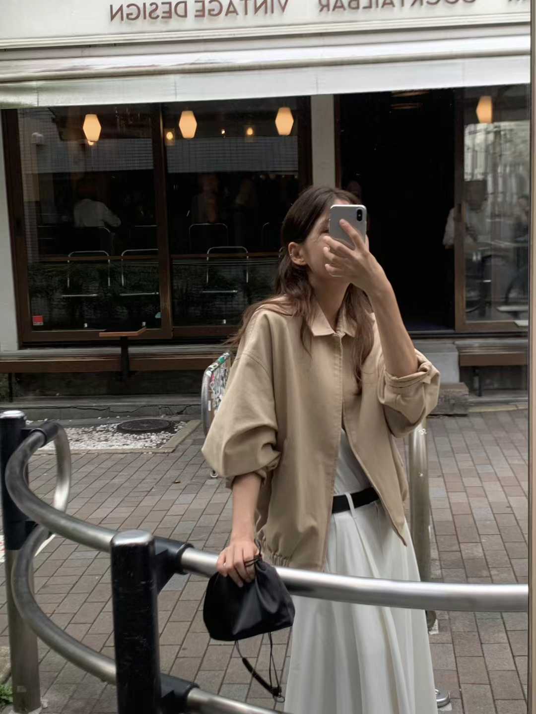 Ounce cotton blouson-2col