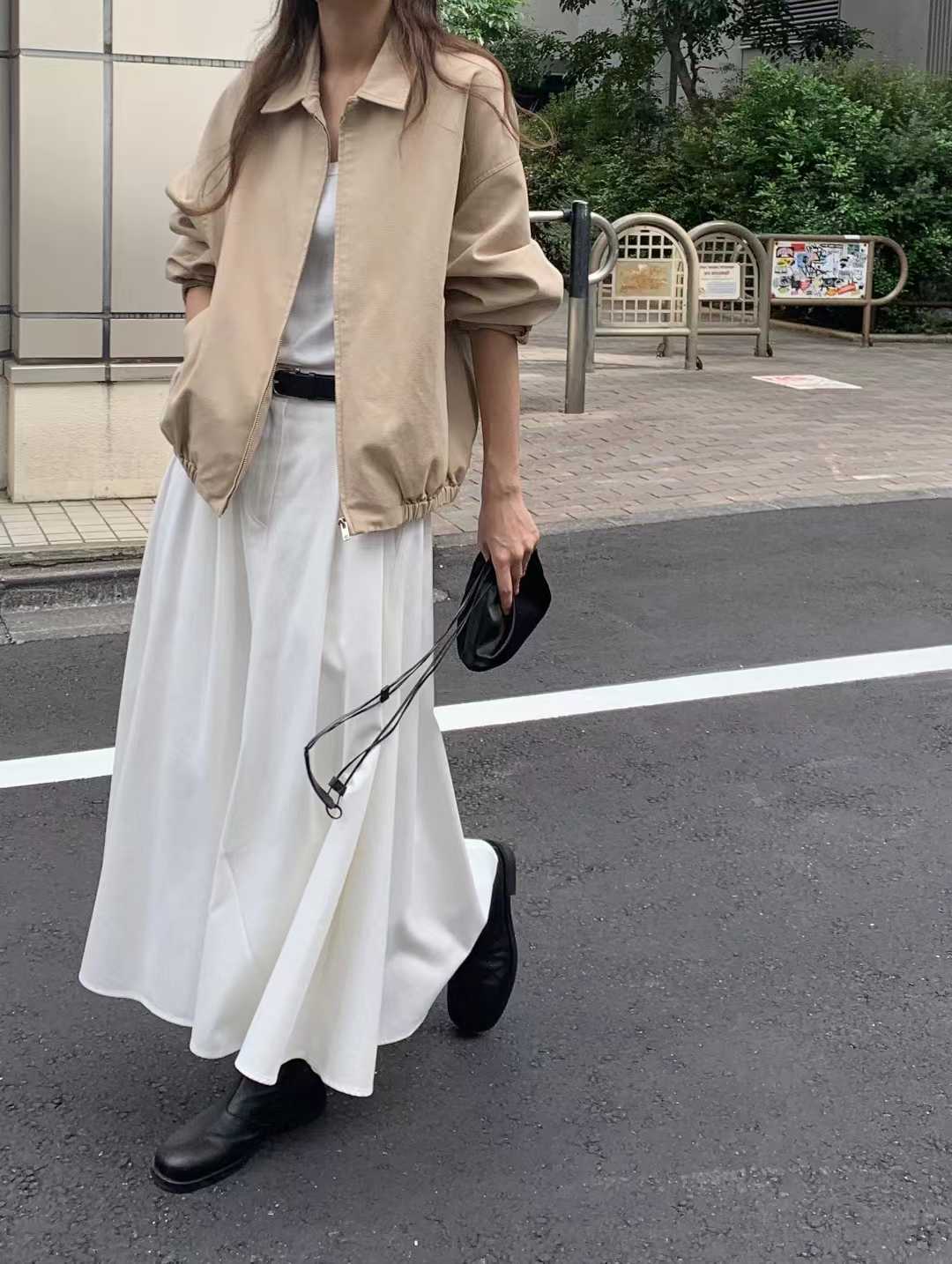 Ounce cotton blouson-2col